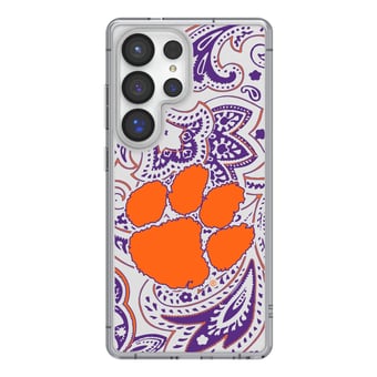 Keyscaper Clemson Tigers Paisley Galaxy Clear Case