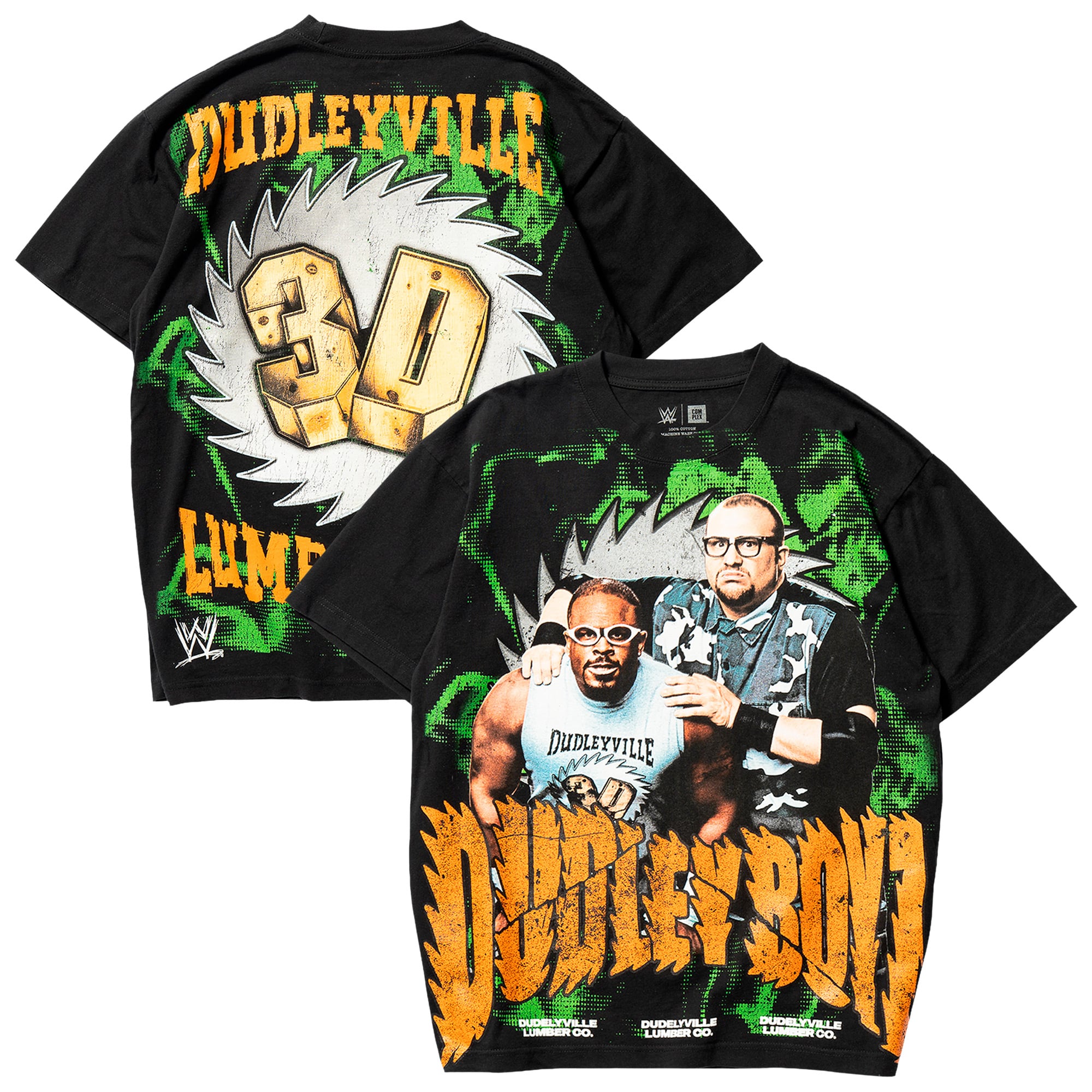 Unisex Complex x WWE Black The Dudley Boyz Dudleyville T-Shirt