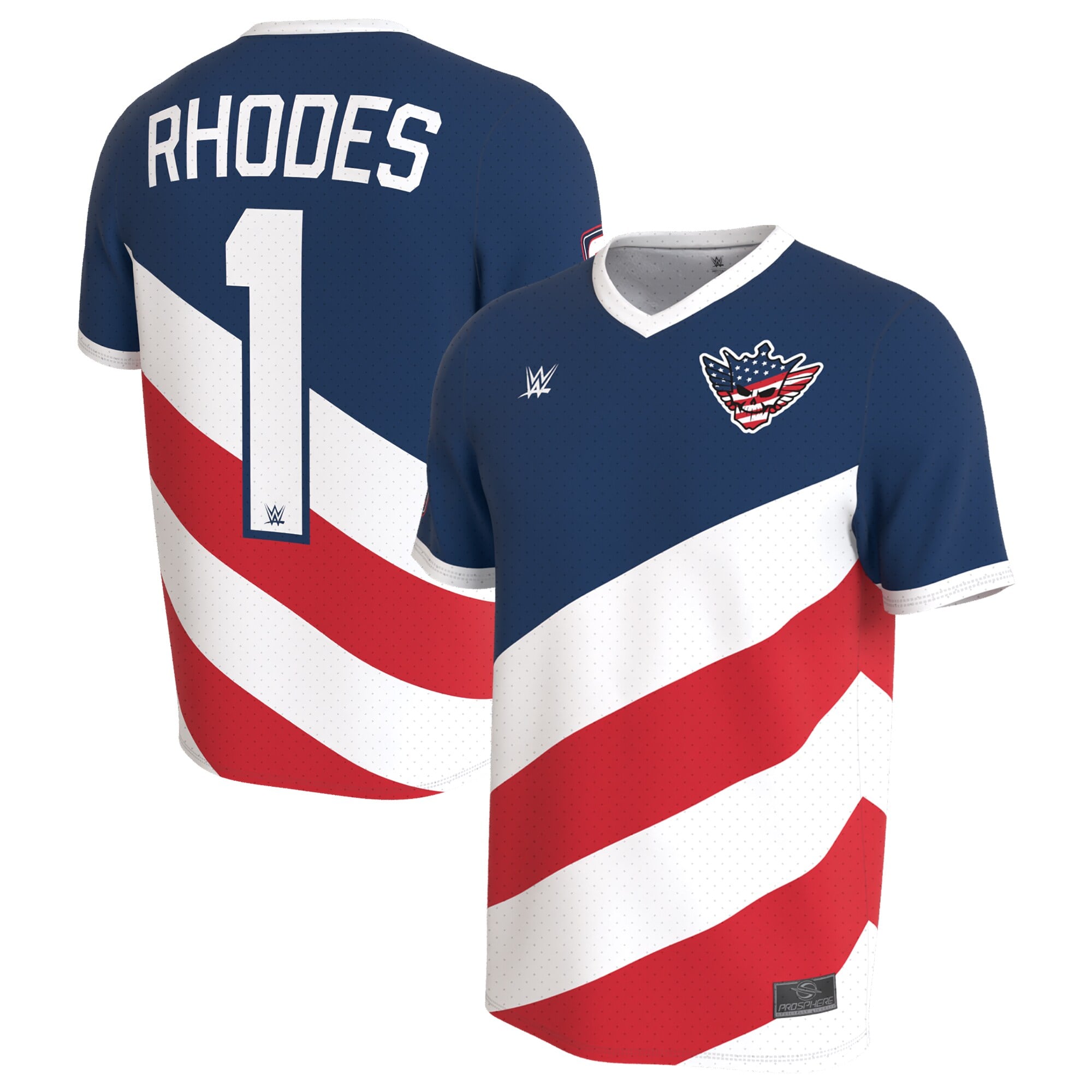 Maillot Football Cody Rhodes - Bleu