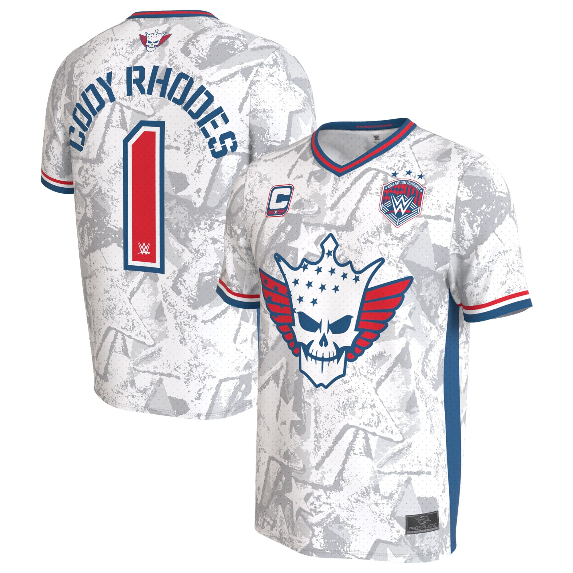 Maillot Football Cody Rhodes - Blanc