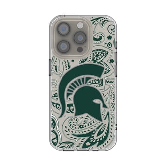 Keyscaper Michigan State Spartans Paisley iPhone Clear Case