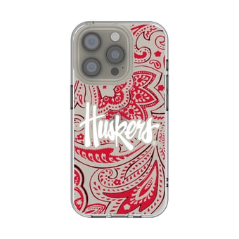 Keyscaper Nebraska Huskers Paisley iPhone Clear Case