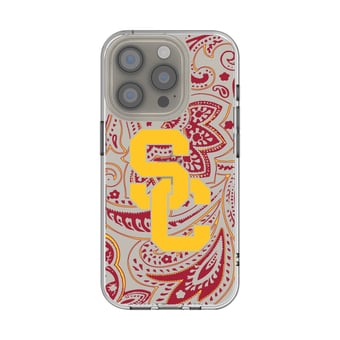 Keyscaper USC Trojans Paisley iPhone Clear Case