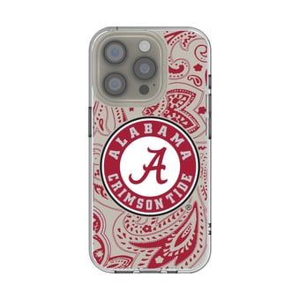 Keyscaper Alabama Crimson Tide Paisley iPhone Clear Case