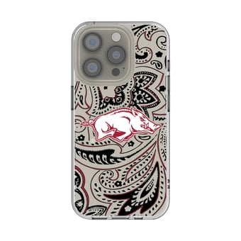 Keyscaper Arkansas Razorbacks Paisley iPhone Clear Case