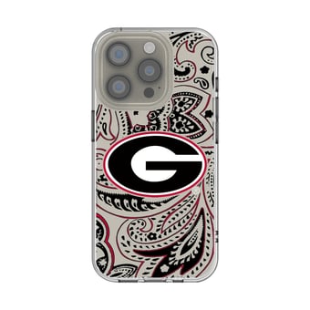 Keyscaper Georgia Bulldogs Paisley iPhone Clear Case
