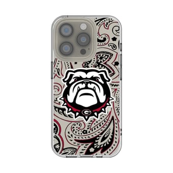 Keyscaper Georgia Bulldogs Paisley iPhone Clear Case