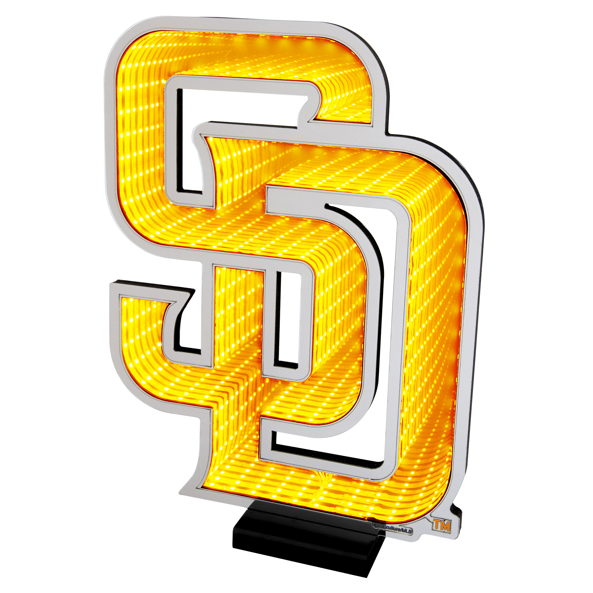 San Diego Padres LED Infinity Logo Light