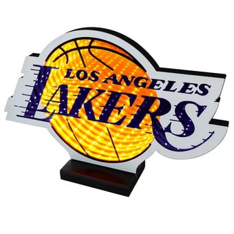 Los Angeles Lakers LED Infinity Logo Light