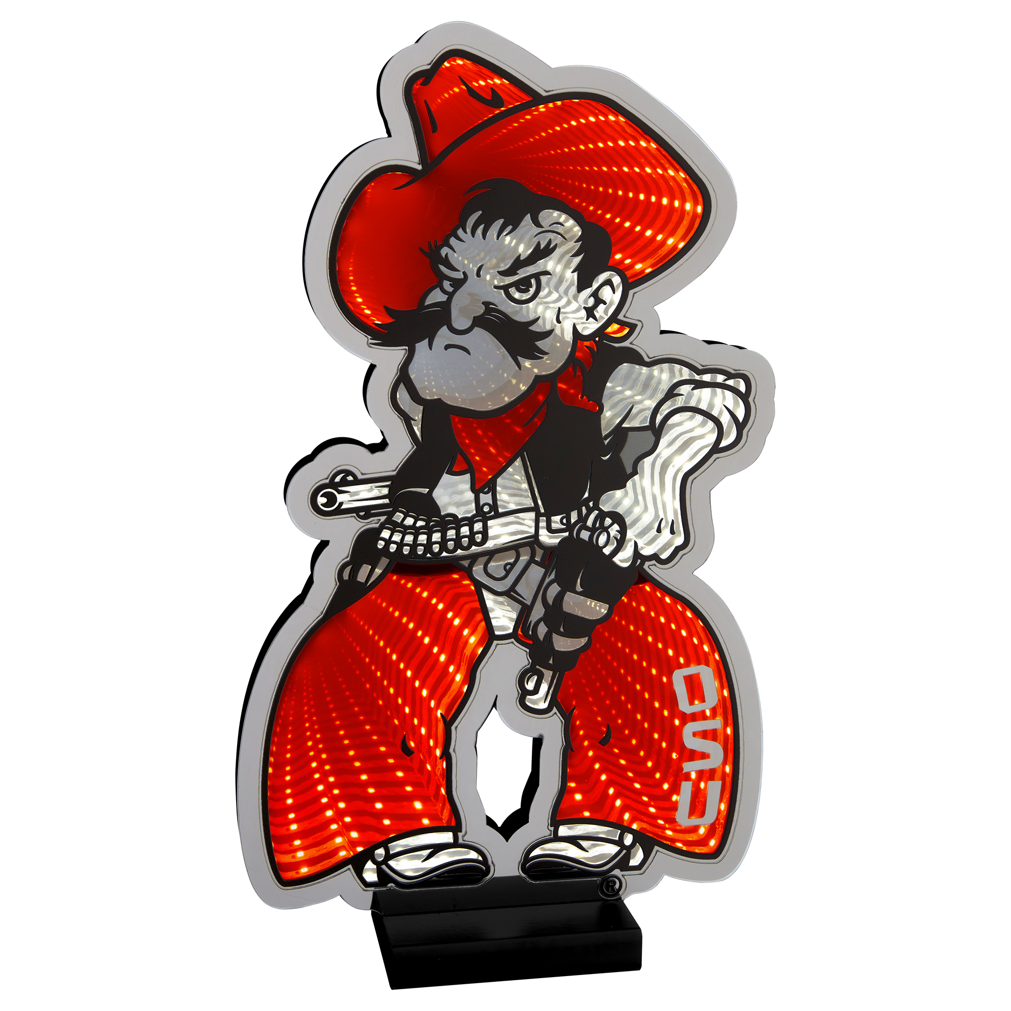 Oklahoma State Cowboys LED Infinity Logo Light