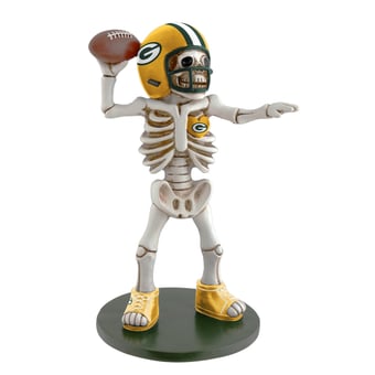 Green Bay Packers Skeleton Quarterback
