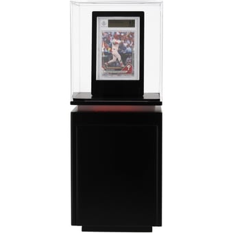Showcase Museum Style Pedestal Trading Card Display - UV Protected