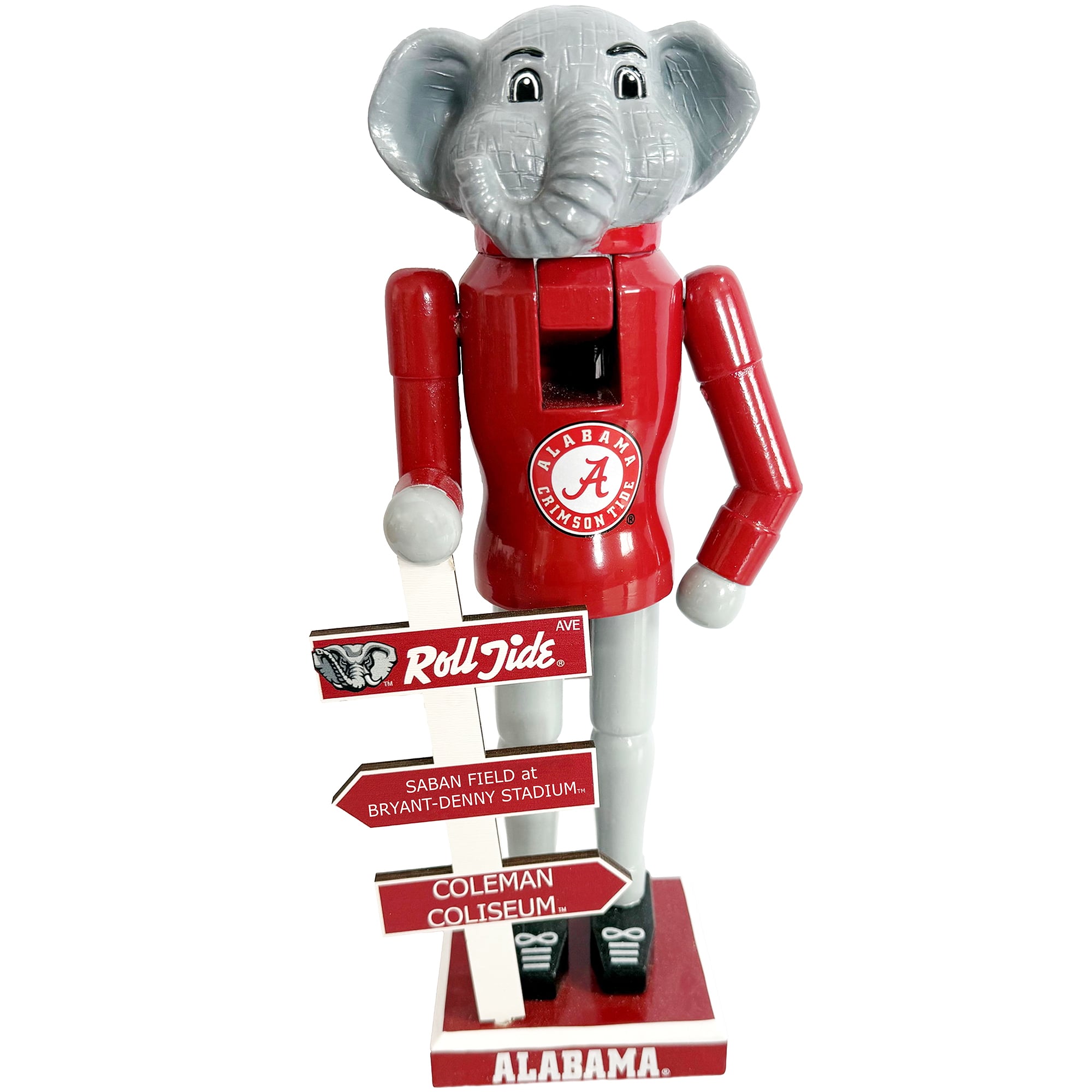 Alabama Crimson Tide 12" Mascot Nutcracker