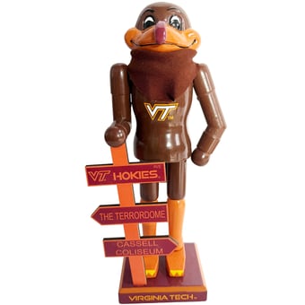 "Virginia Tech Hokies 12"" Mascot Nutcracker"