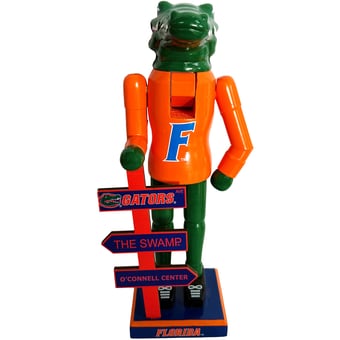"Florida Gators 12"" Mascot Nutcracker"