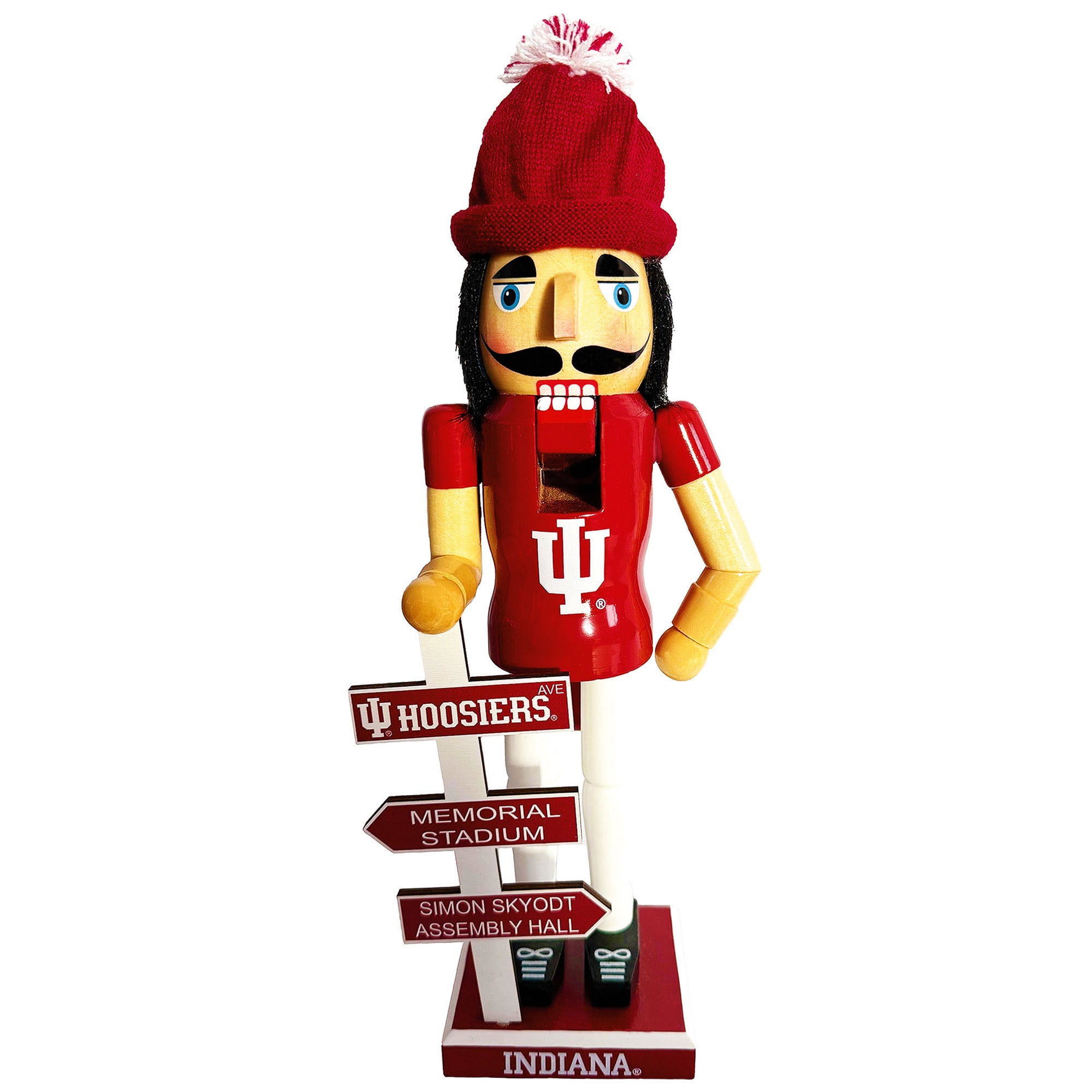 Indiana Hoosiers 12" Mascot Nutcracker