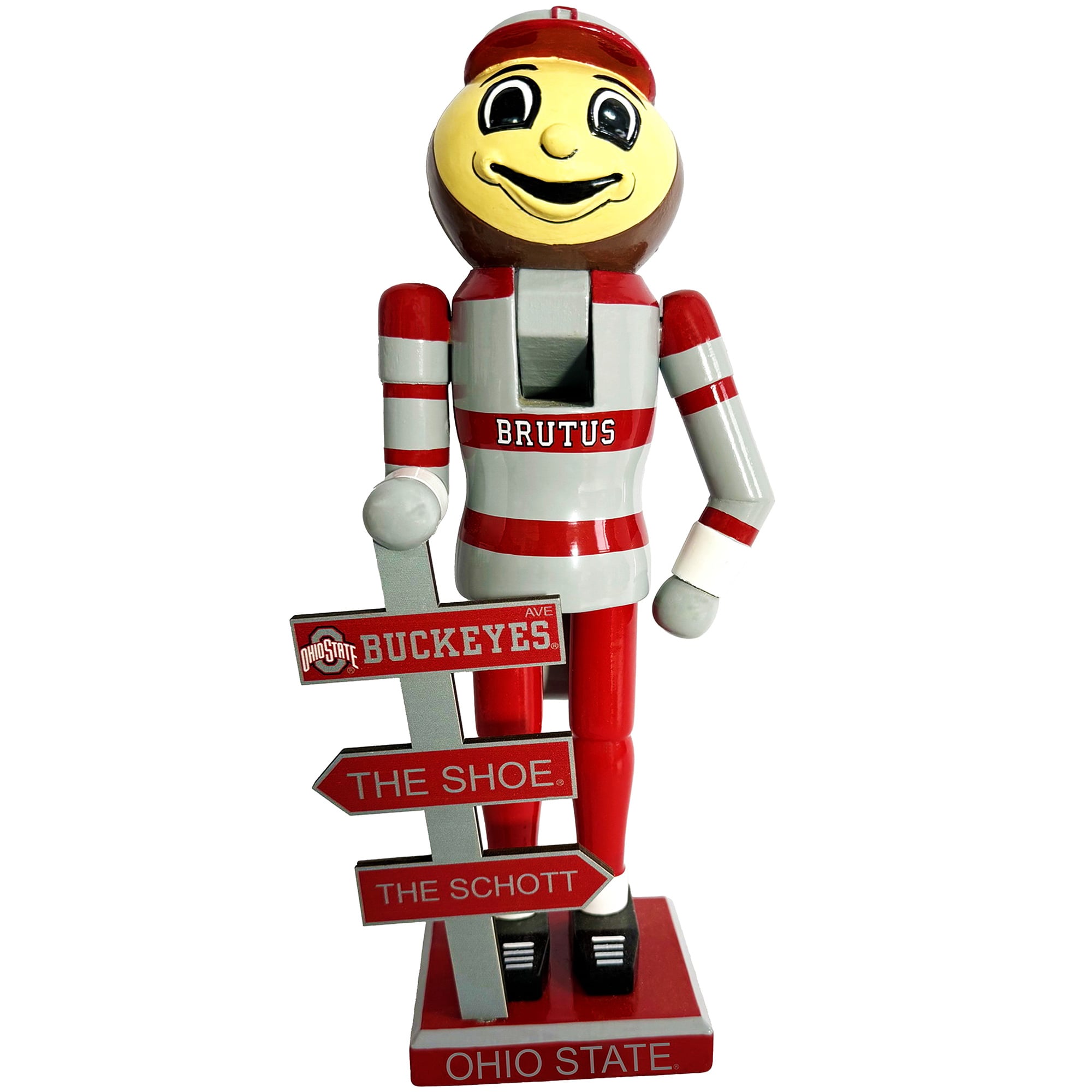 Ohio State Buckeyes 12" Mascot Nutcracker