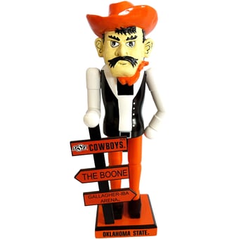 Oklahoma State Cowboys 12" Mascot Nutcracker