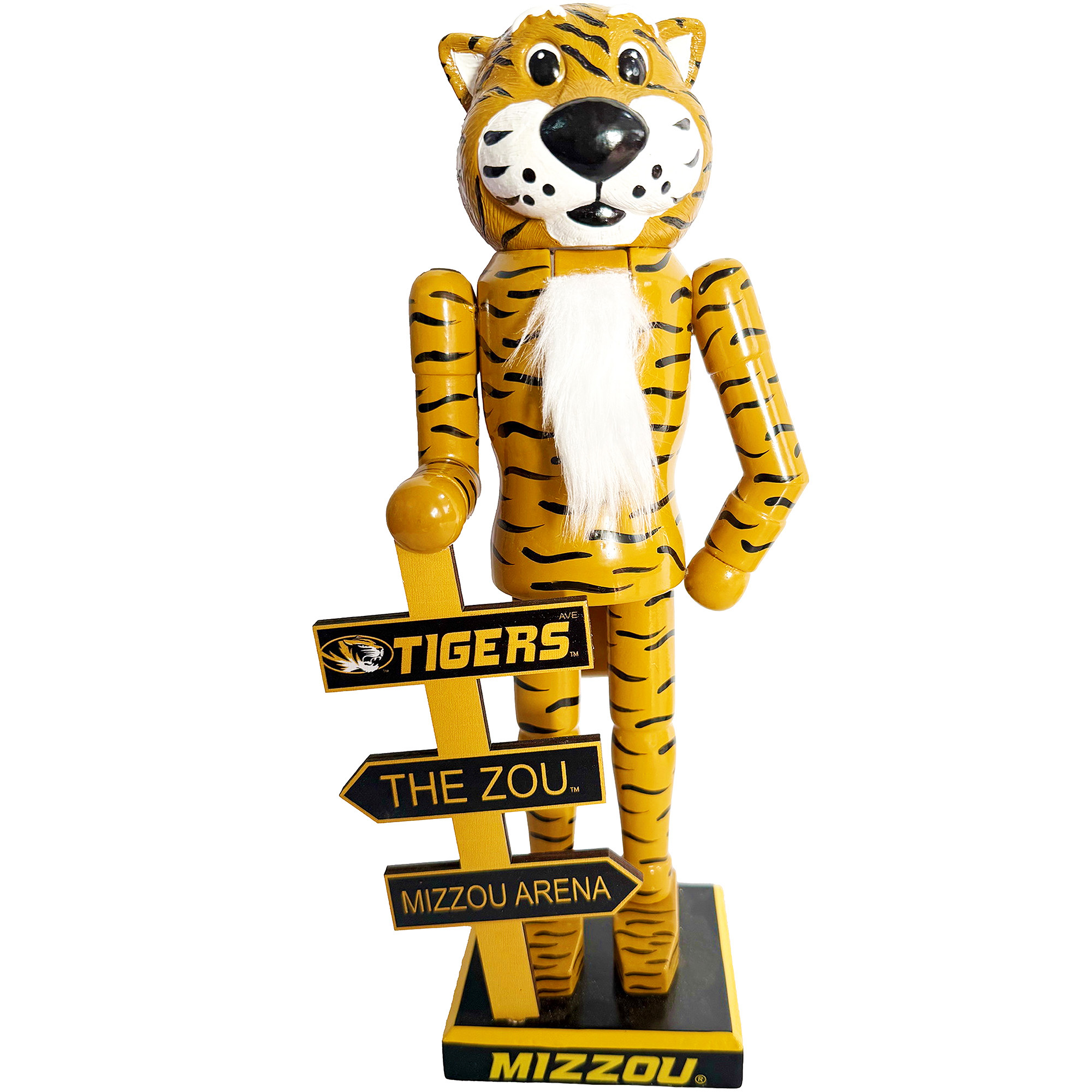 Missouri Tigers 12" Mascot Nutcracker
