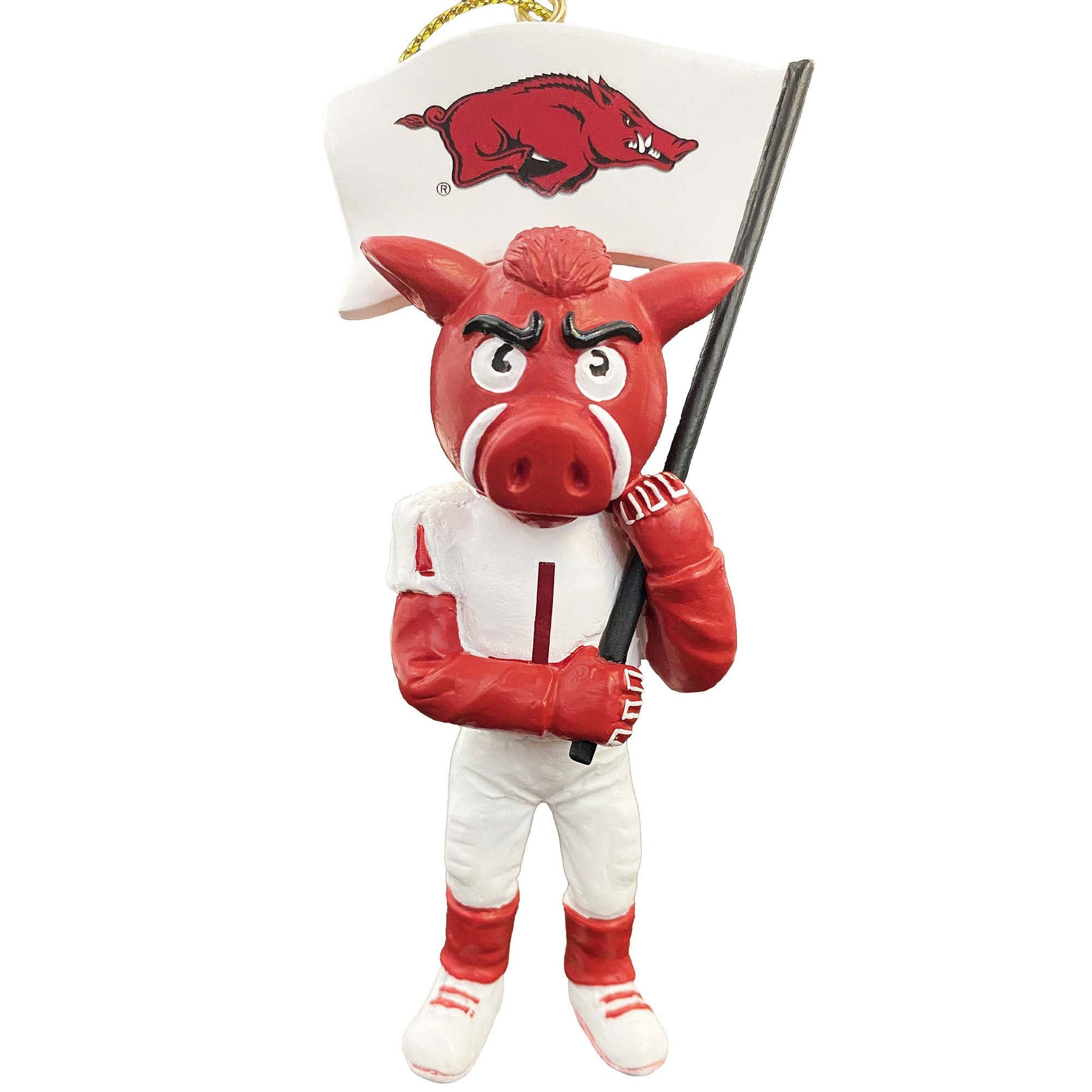 Arkansas Razorbacks 4" Mascot Ornament