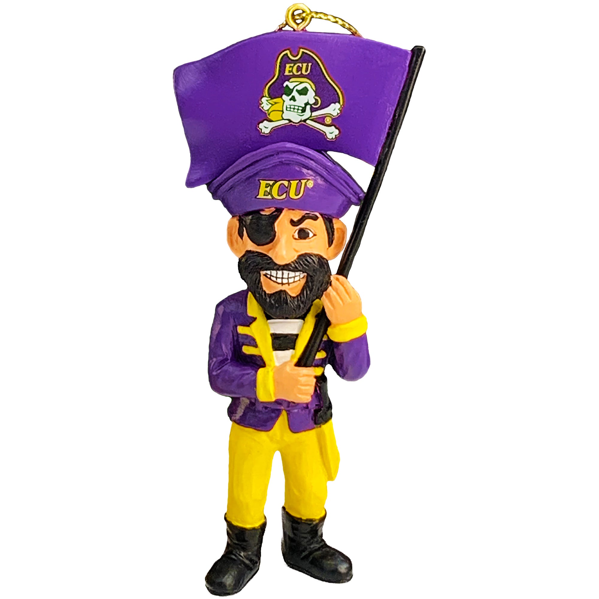 ECU Pirates 4" Mascot Ornament