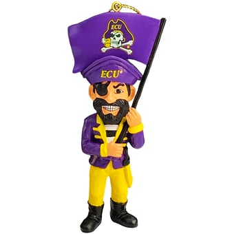 ECU Pirates 4" Mascot Ornament