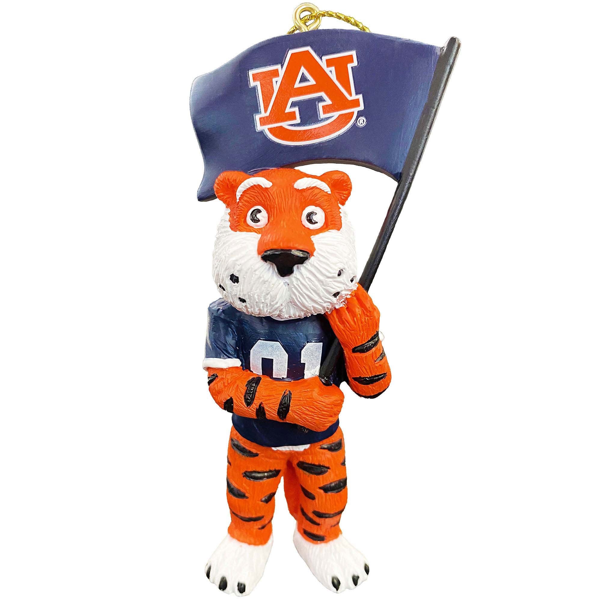 Auburn Tigers 4" Mascot Ornament