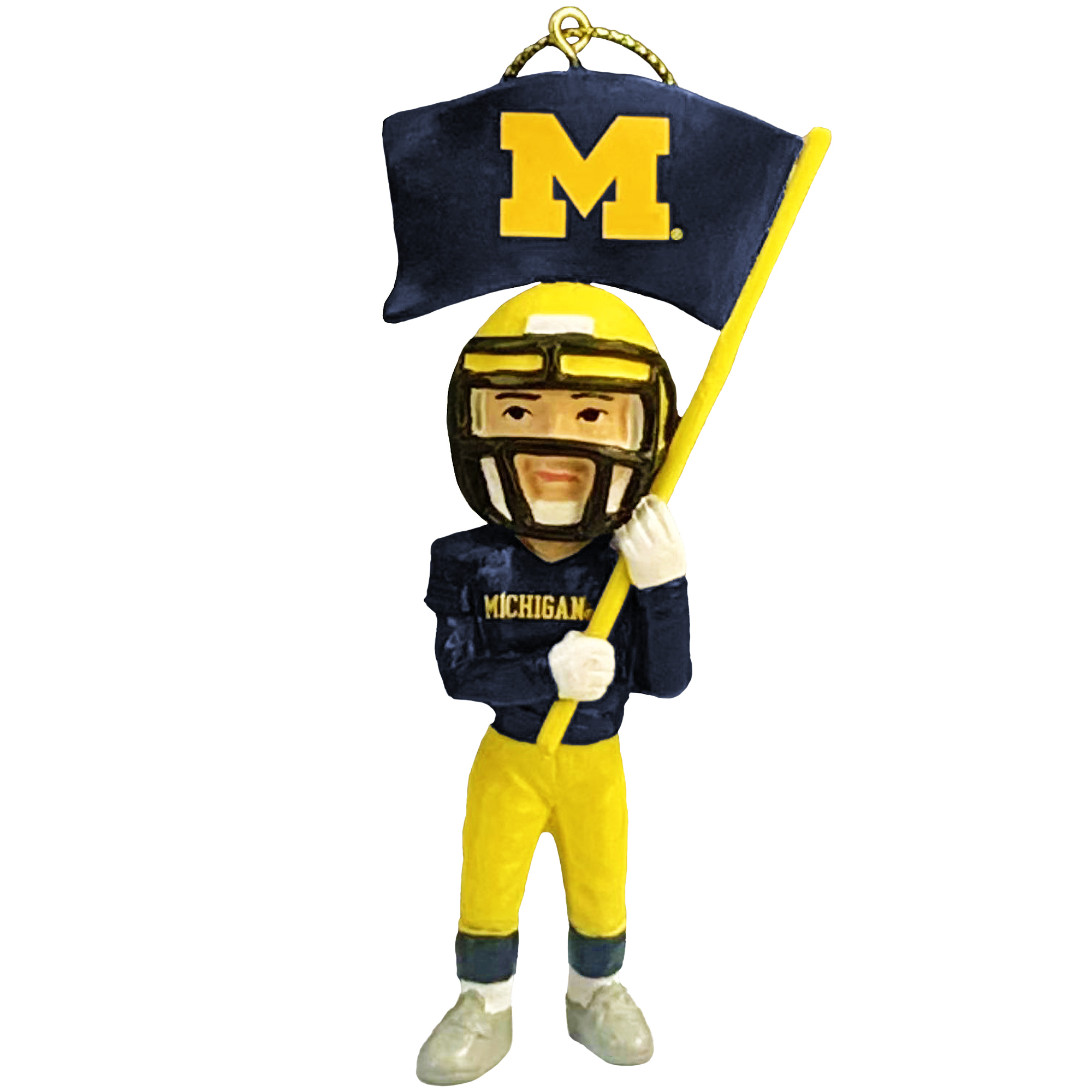 Michigan Wolverines 4" Mascot Ornament
