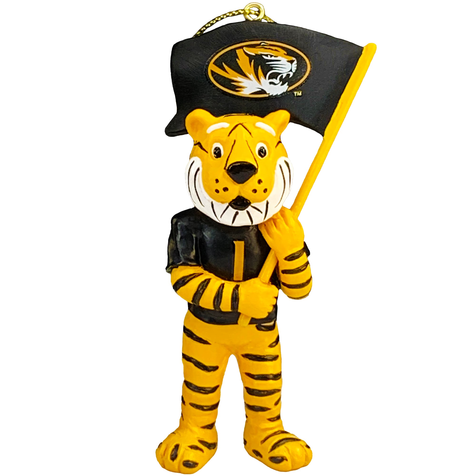 Missouri Tigers 4" Mascot Ornament