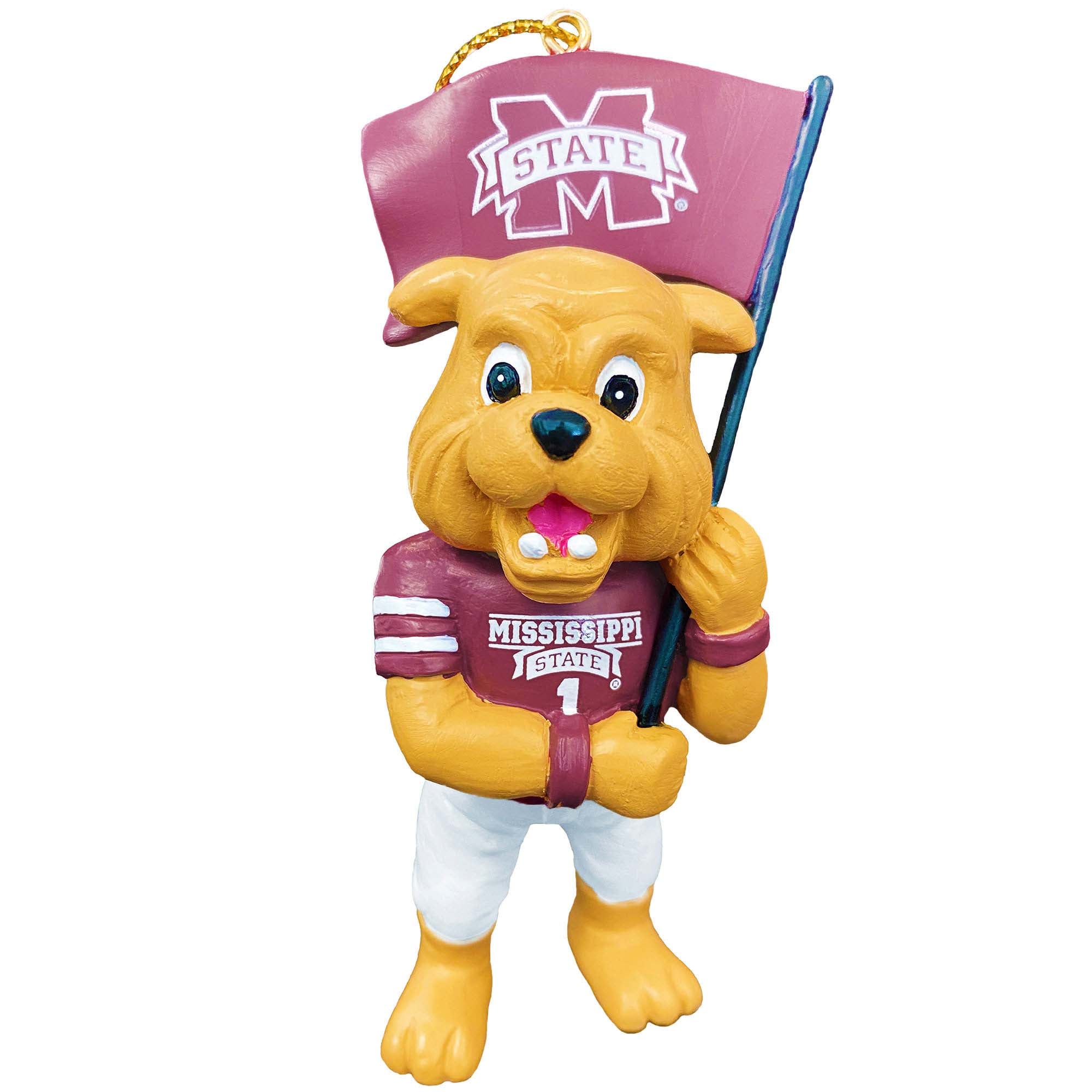 Mississippi State Bulldogs 4" Mascot Ornament