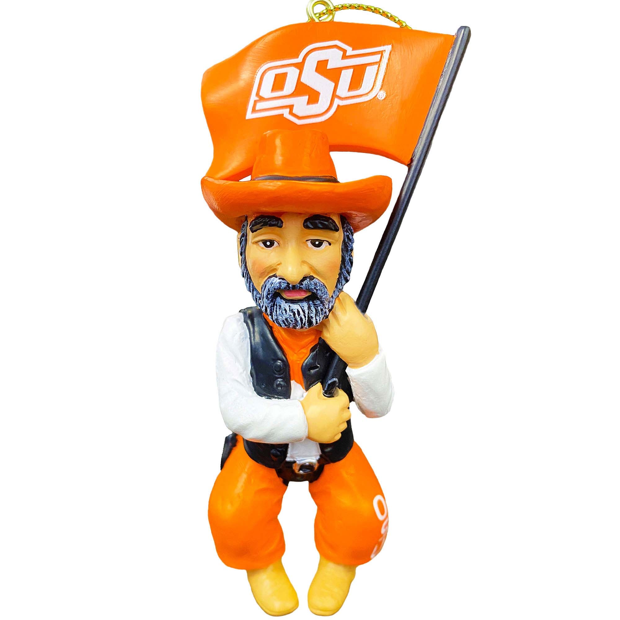 Oklahoma State Cowboys 4" Mascot Ornament