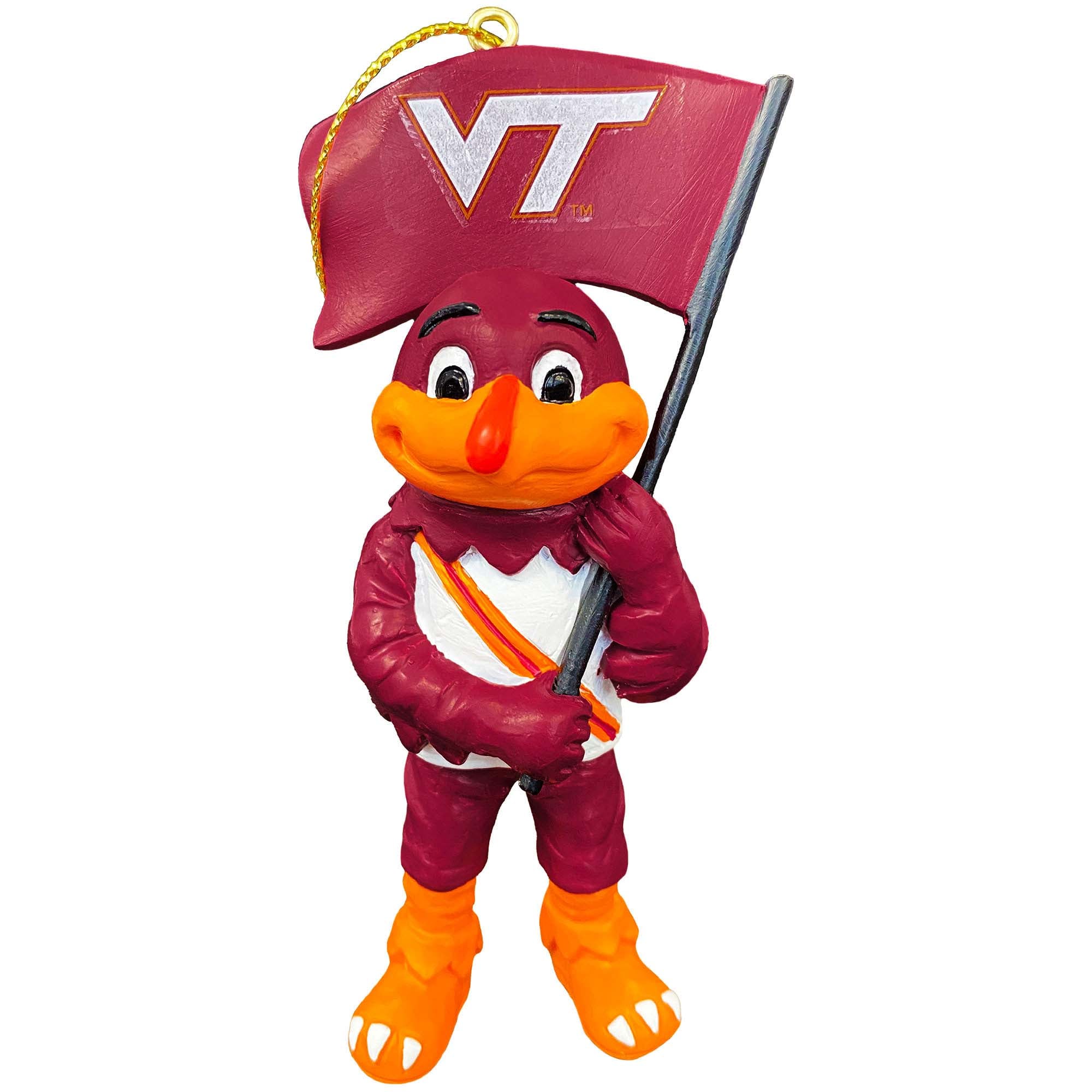 Virginia Tech Hokies 4" Mascot Ornament