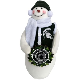 "Michigan State Spartans 12"" Snowman"