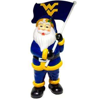West Virginia Mountaineers Santa's Workshop 20" Blow Mold Santa