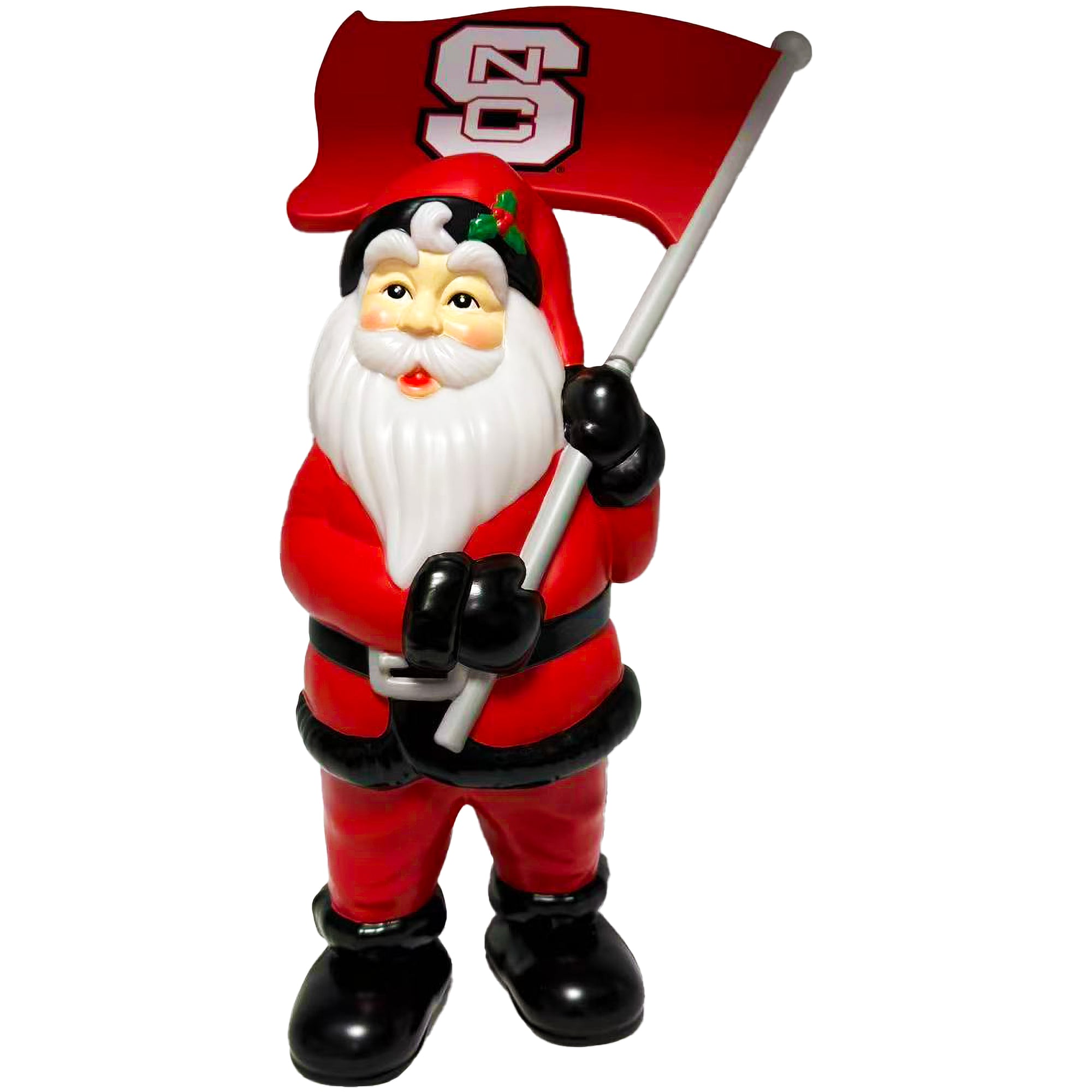 NC State Wolfpack Santa's Workshop 20" Blow Mold Santa