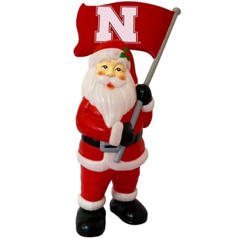 Nebraska Huskers Santa's Workshop 20" Blow Mold Santa
