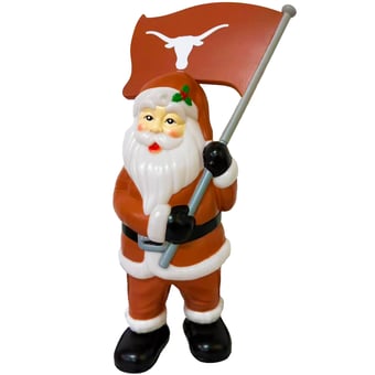 "Texas Longhorns Santa's Workshop 20"" Blow Mold Santa"