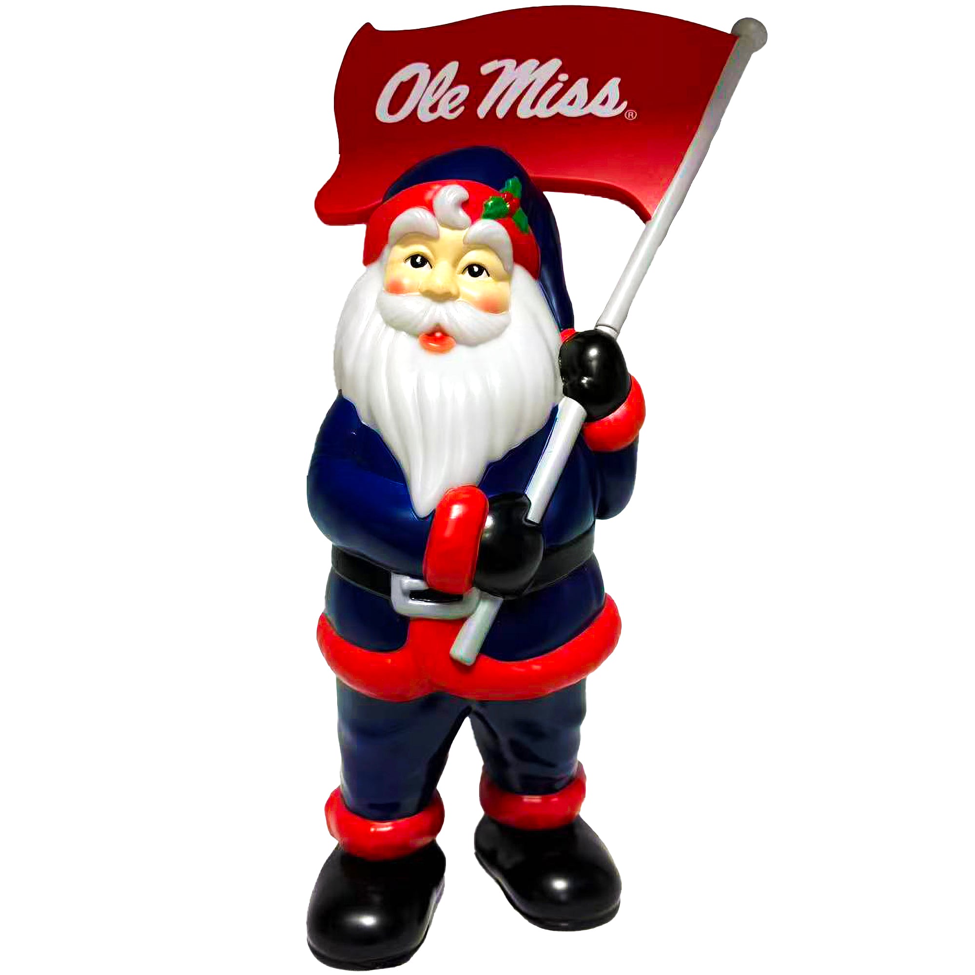 Ole Miss Rebels Santa's Workshop 20" Blow Mold Santa