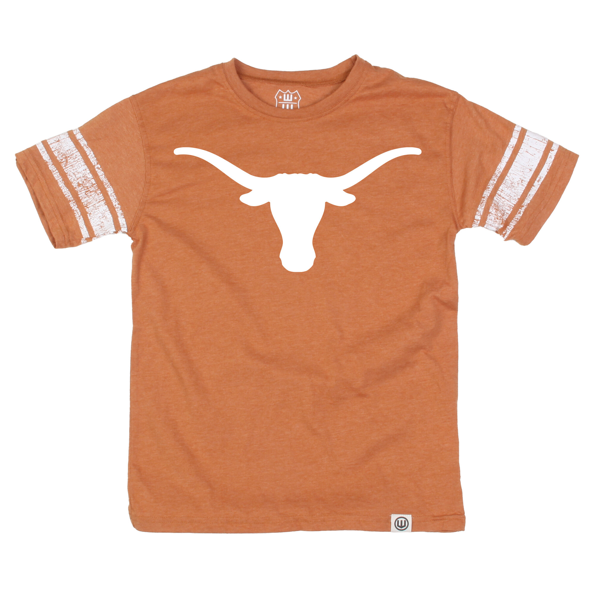 Youth Wes & Willy Texas Orange Texas Longhorns Football Jersey T-Shirt