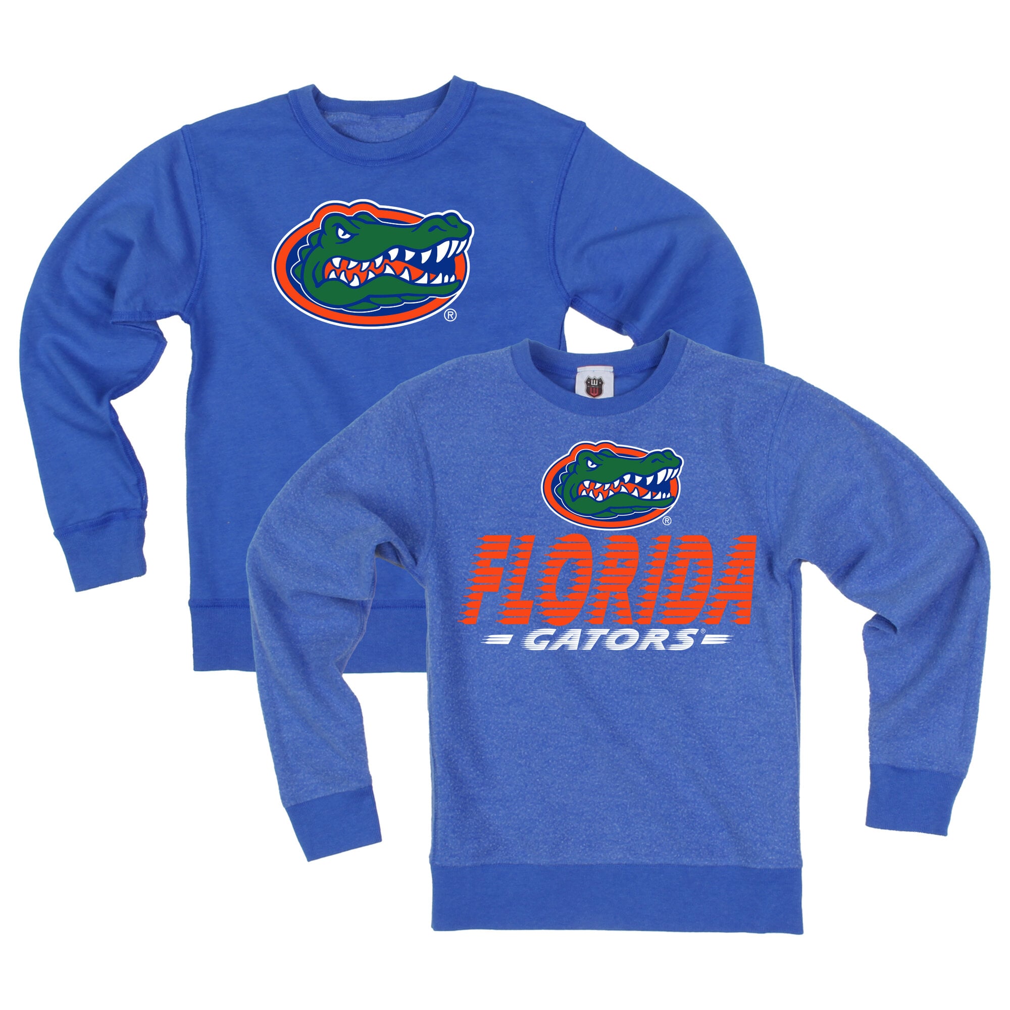 Youth Wes & Willy  Royal Florida Gators Reversible Sweatshirt