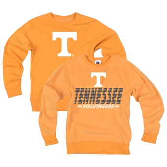 Youth Wes & Willy  Tennessee Orange Tennessee Volunteers Reversible Sweatshirt