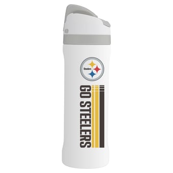 The Memory Company Pittsburgh Steelers 24oz. Stainless Steel Slogan Tumbler