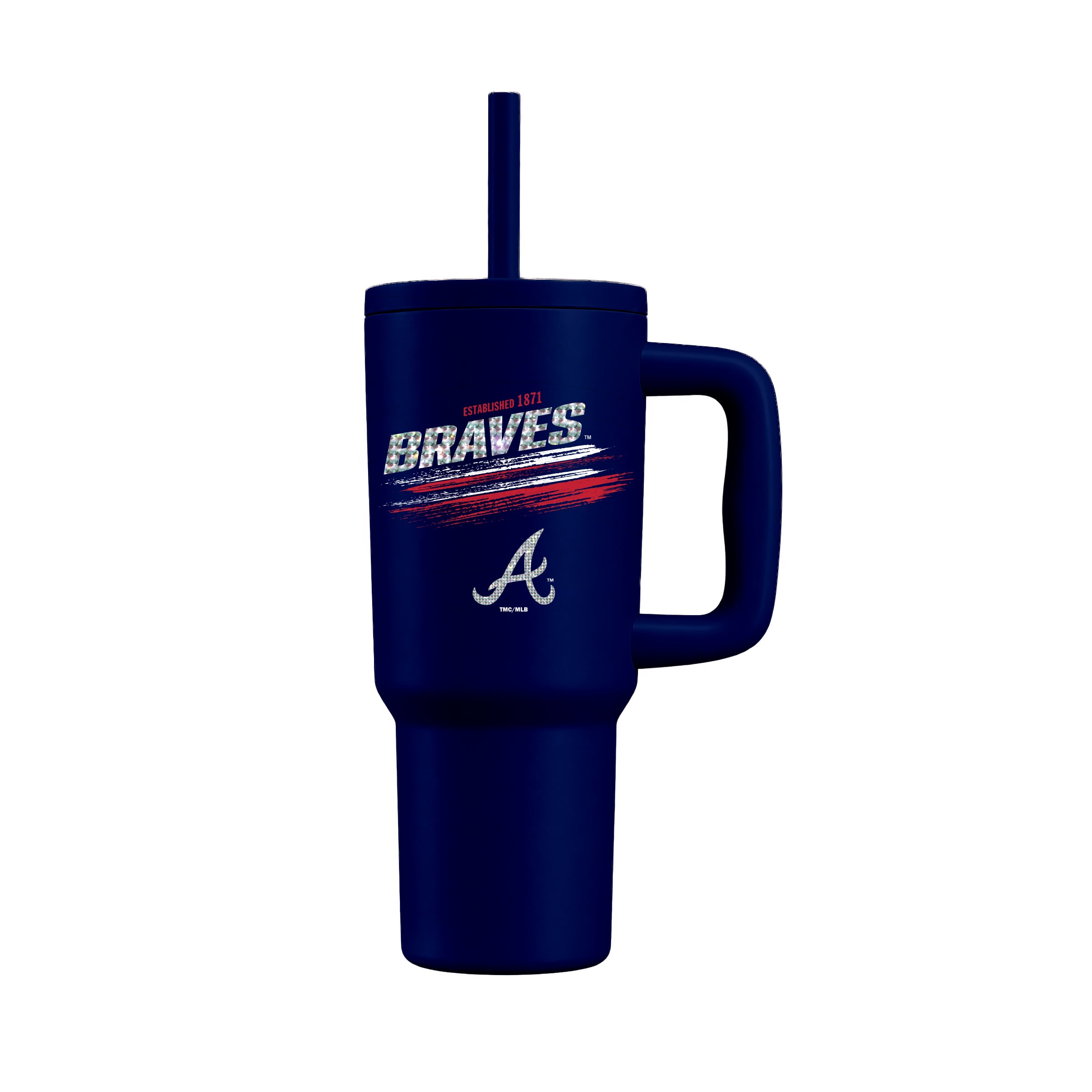 The Memory Company Atlanta Braves 24oz. Bling Tumbler