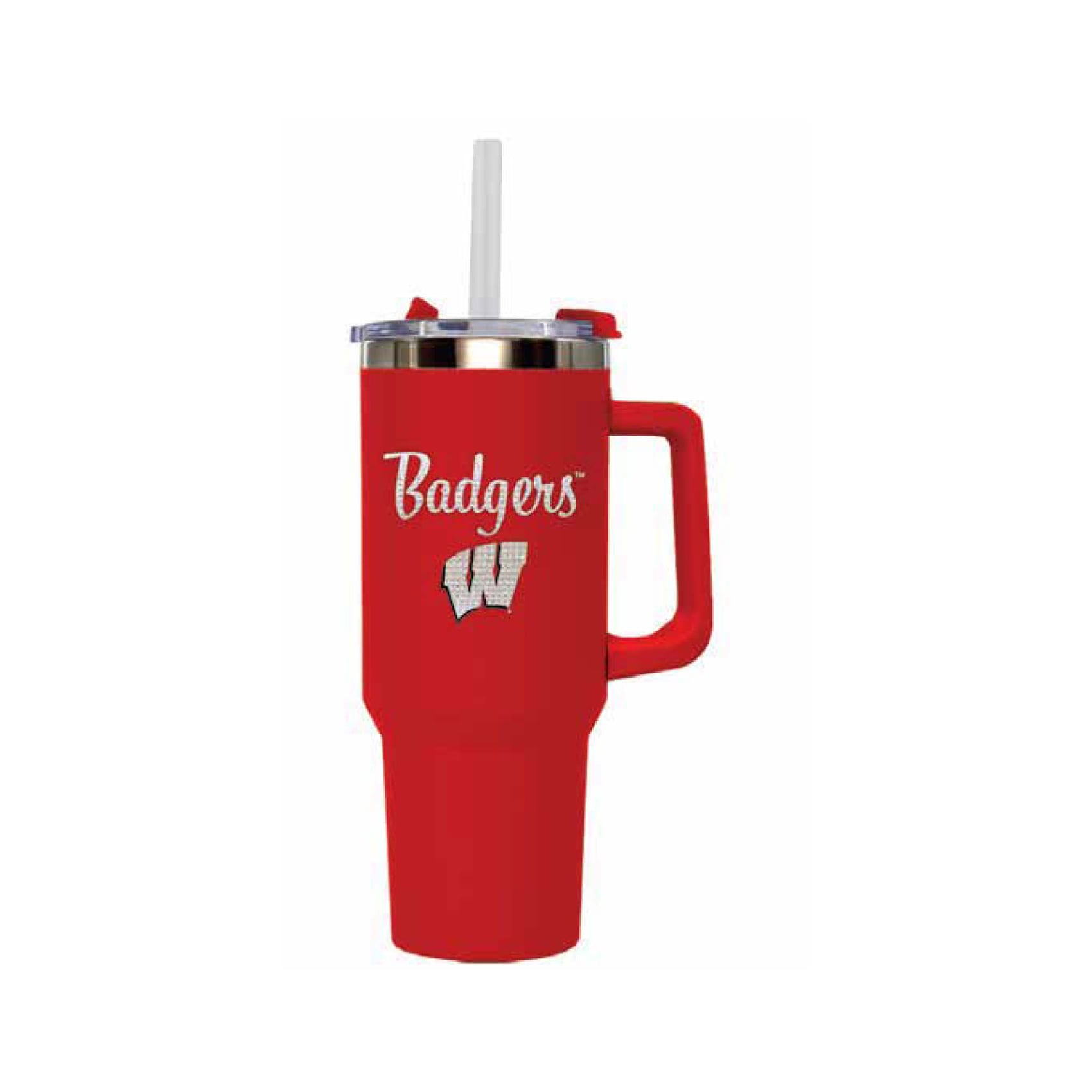 The Memory Company Wisconsin Badgers 40oz. Sport Bling Tumbler
