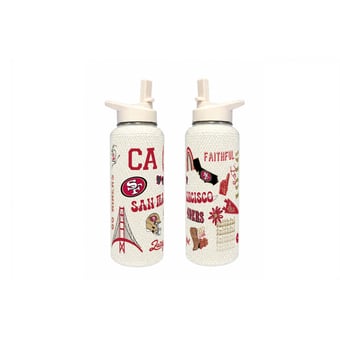 The Memory Company San Francisco 49ers 34oz. Bling Quencher Bottle