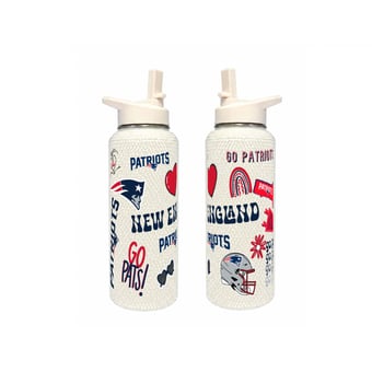 The Memory Company New England Patriots 34oz. Bling Quencher Bottle