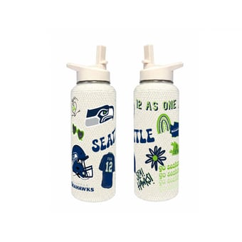 The Memory Company Seattle Seahawks 34oz. Bling Quencher Bottle