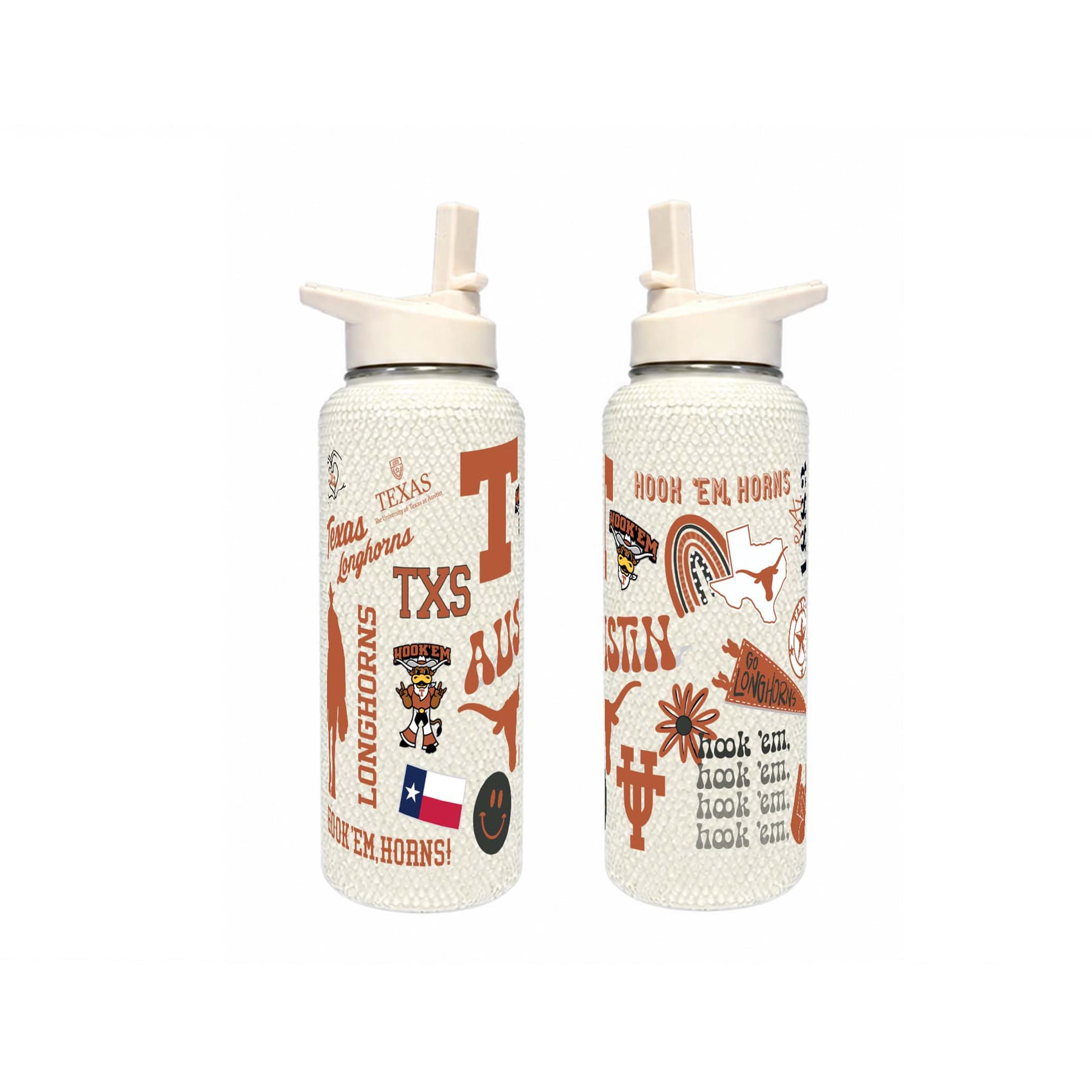 The Memory Company Texas Longhorns 34oz. Bling Quencher Bottle