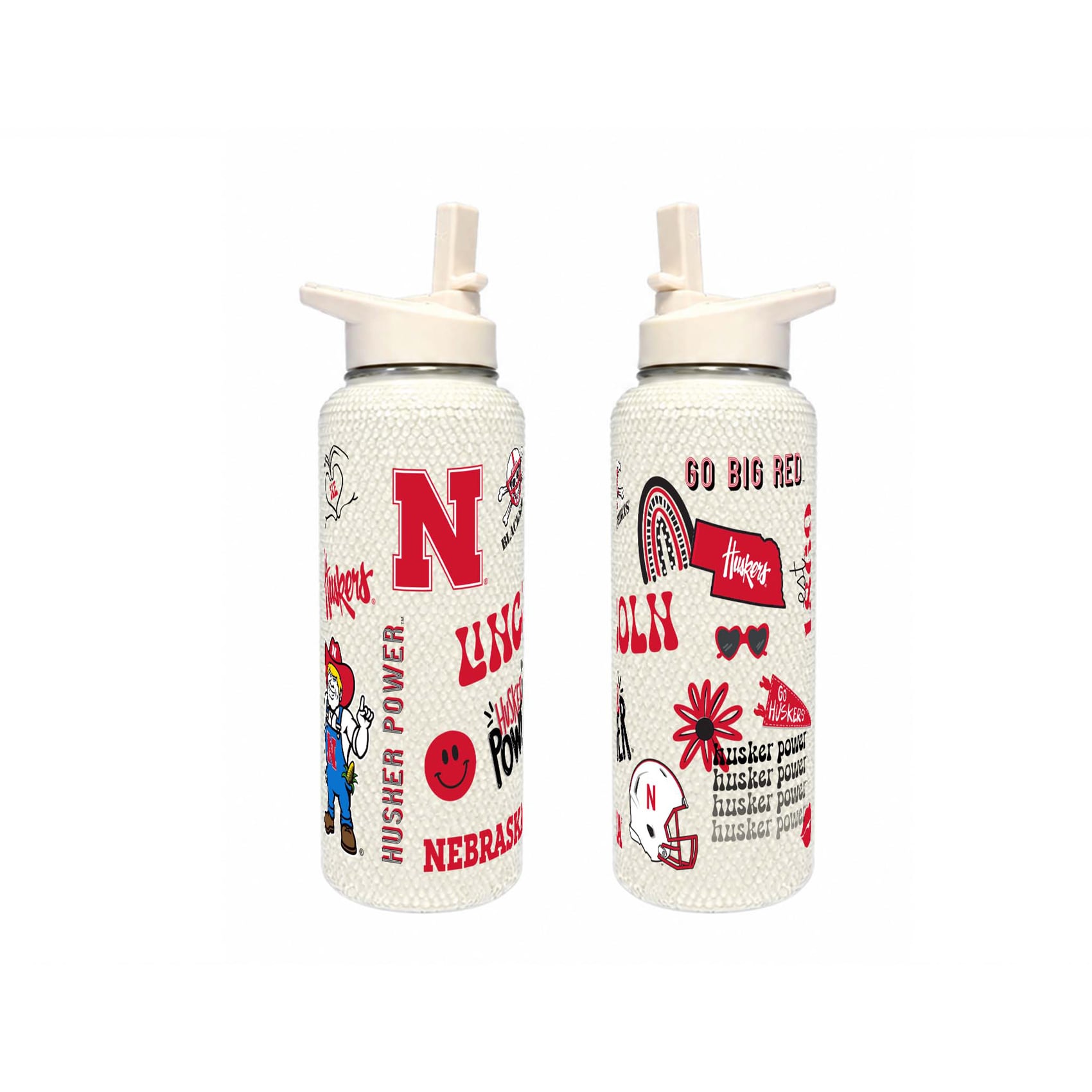 The Memory Company Nebraska Huskers 34oz. Bling Quencher Bottle