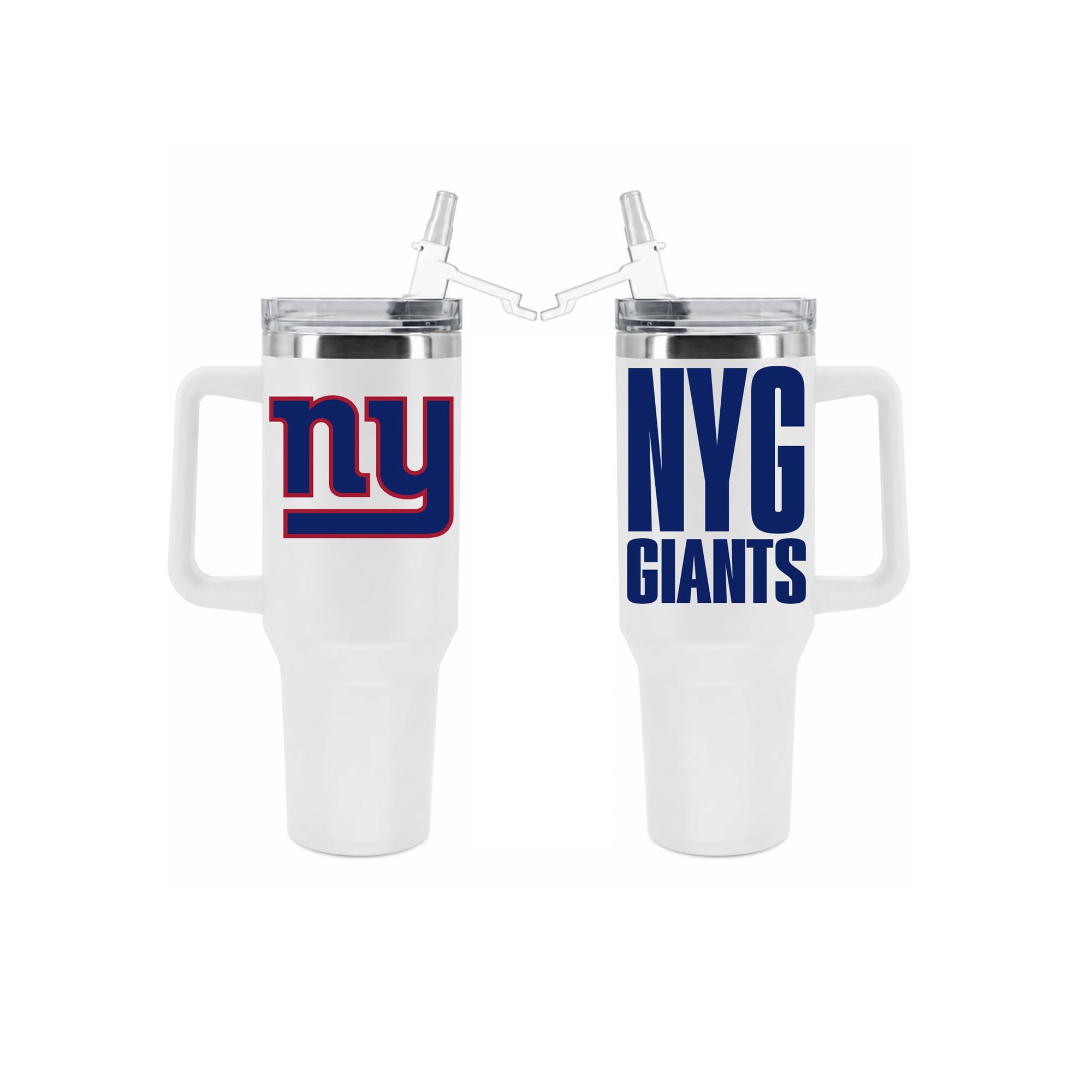 The Memory Company New York Giants 40oz. Stainless Steel Tumbler with Flip Straw